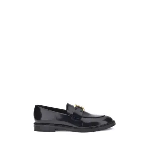 Loafers Bar Chicago Chlo Black Calf Leather Bos Taurus Slip-On Loafers