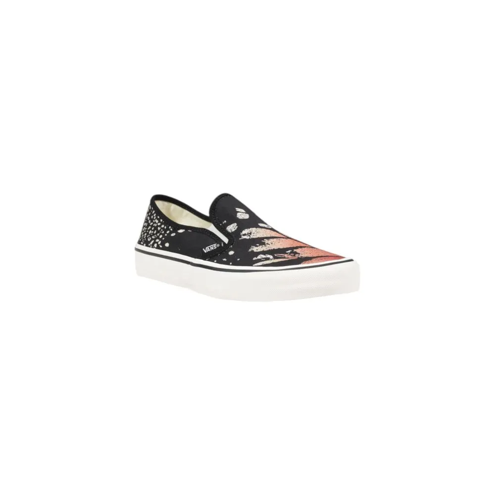 Hawaiian Casual Shoes Vans Black Leather Sneakers