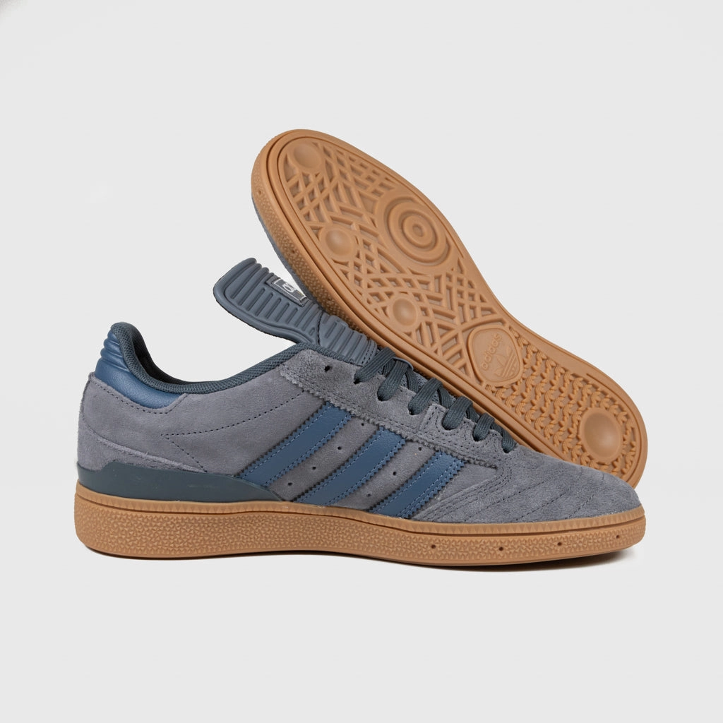 Adidas New Shoe Adidas Skateboarding - Busenitz Shoes - Onix / Preloved Indigo / Gum 4