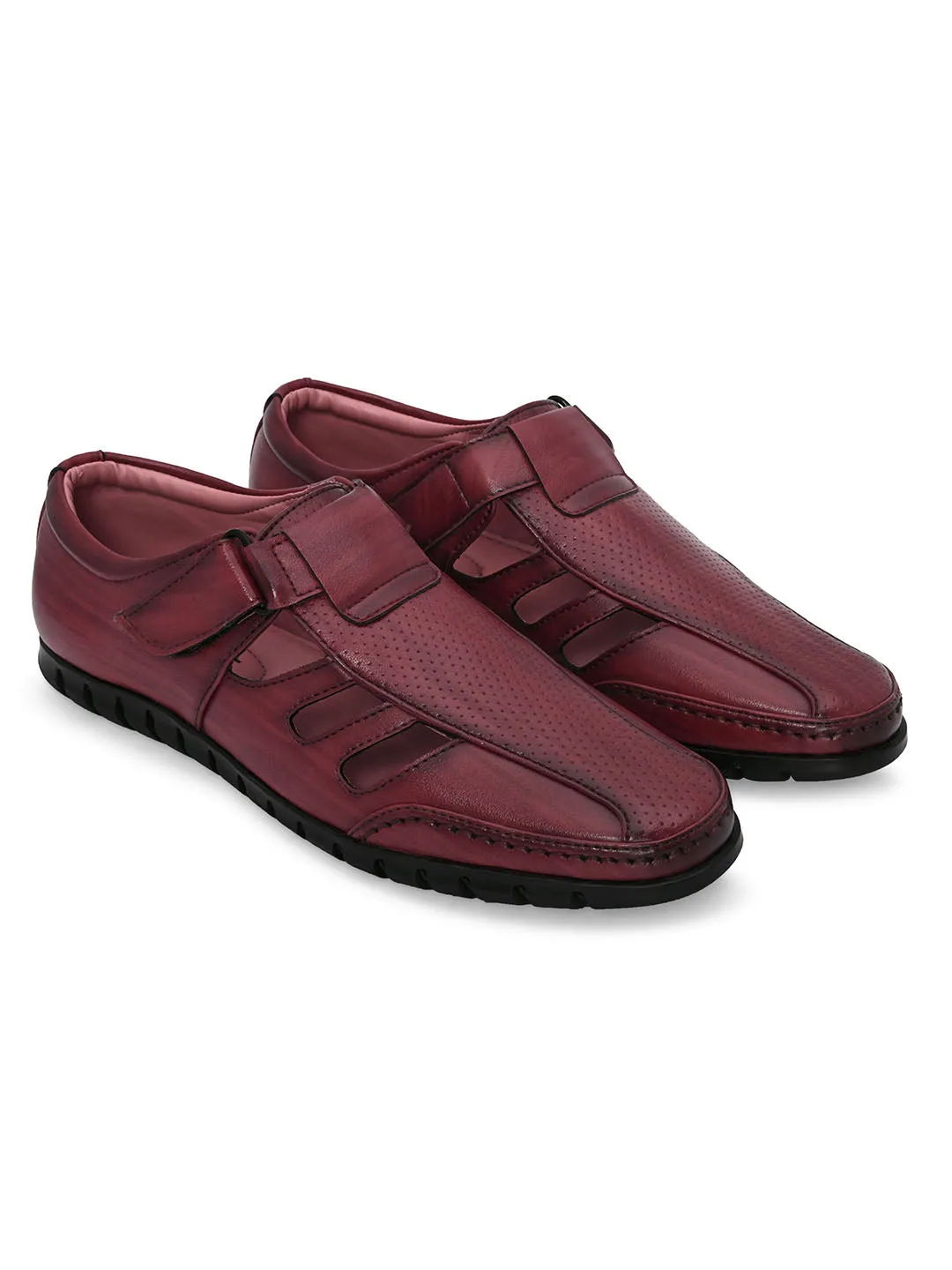 Feet Sandals Breezer Cherry Cut-Work Sandals
