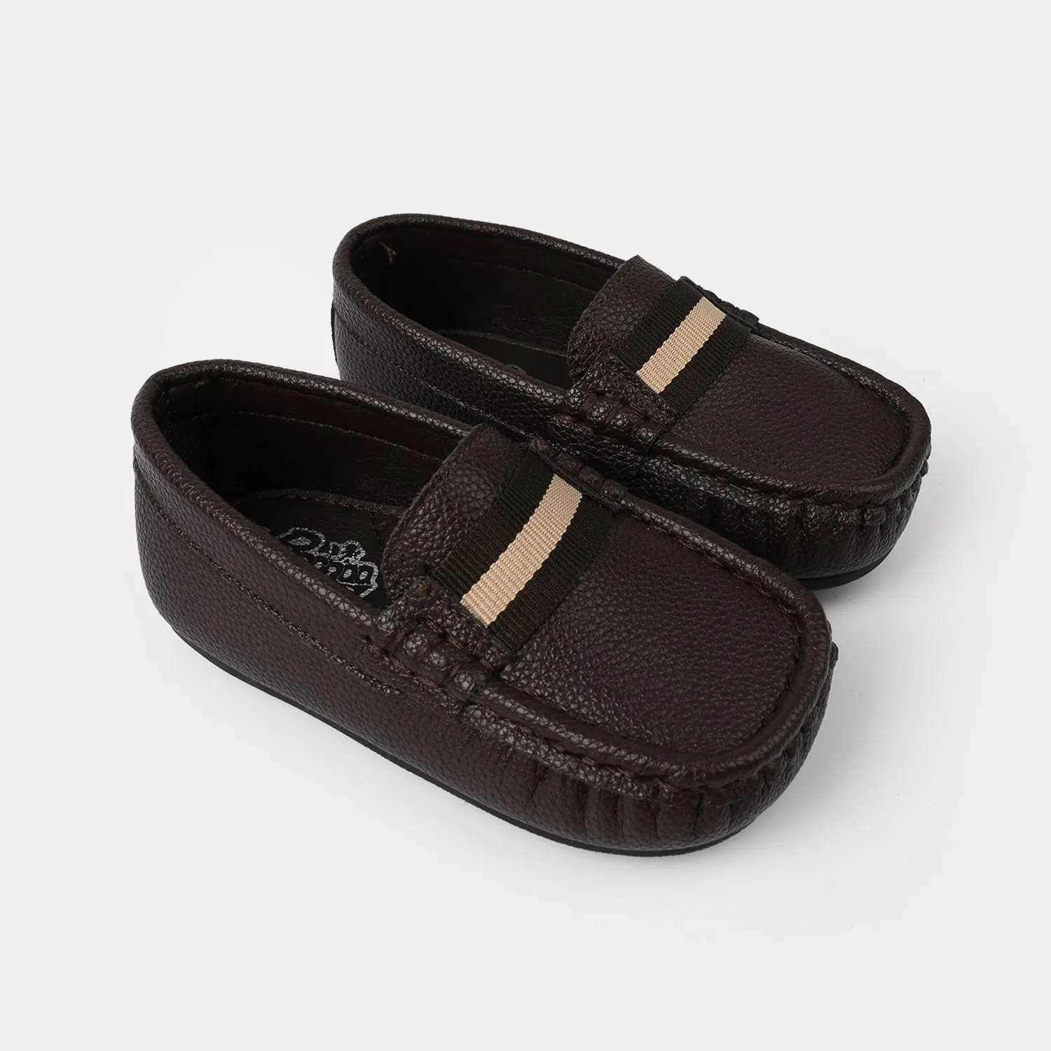 Boys Loafers H502-L21-BROWN Loafers Walk