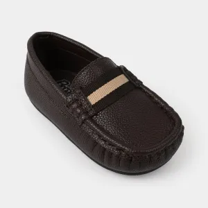 Ladies Penny Loafers Boys Loafers H502-L21-BROWN