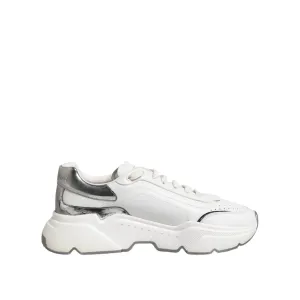 Mia Mia Sneakers Dolce & Gabbana White Daymaster Leather Low Top Sneakers Shoes