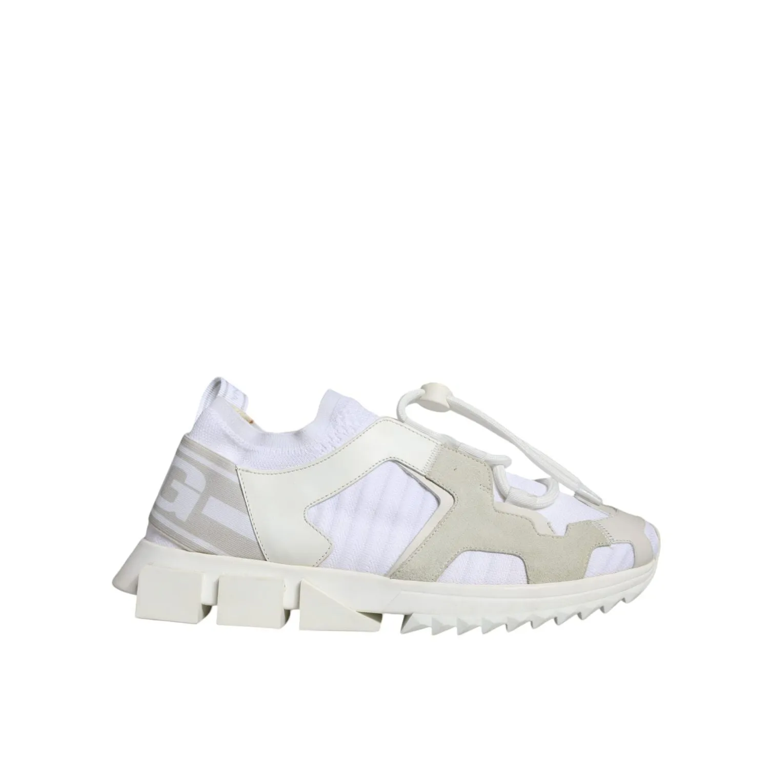Dolce & Gabbana White Mesh Sorrento Trekking Sneakers Shoes Smokers Hut And Sneakers