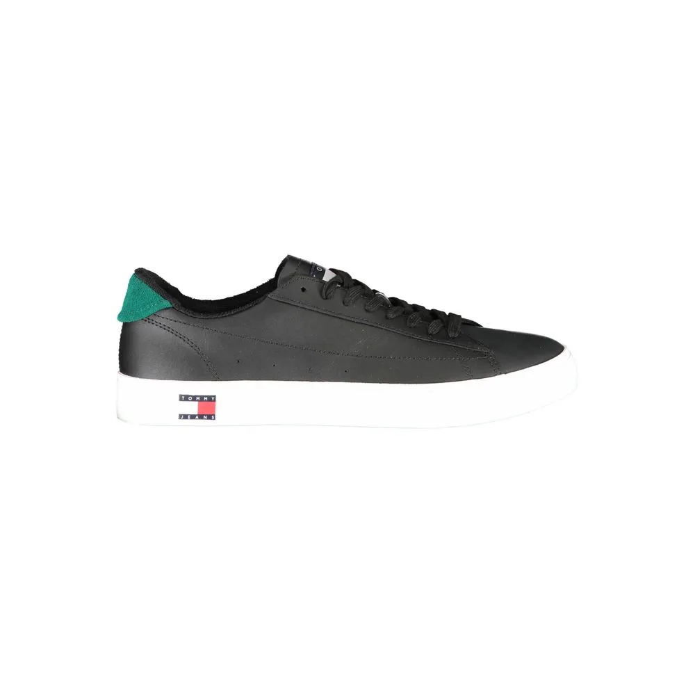 Tommy Hilfiger Black Polyester Sneaker Seahawks Sneakers