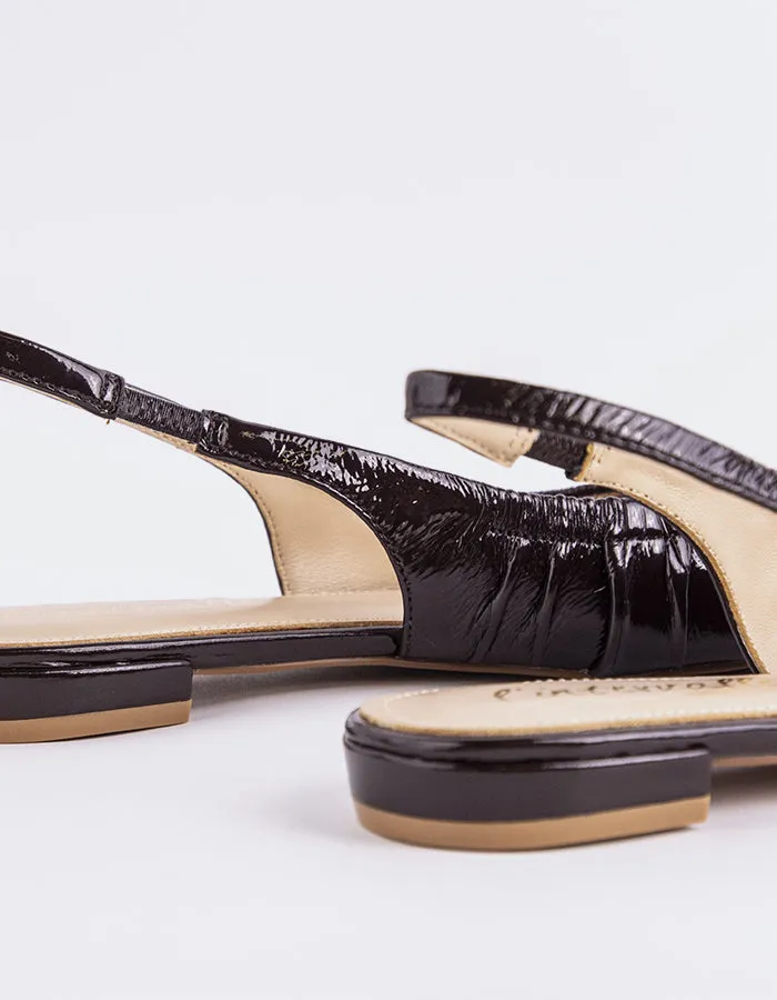 Fransy Brown Leather Best Slip On Shoes For Flat Feet