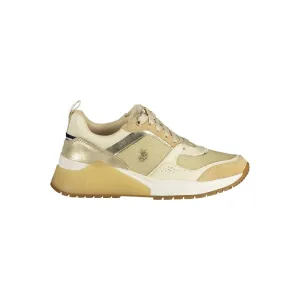U.S. POLO ASSN. Gold Polyester Sneaker Range Exp Sneakers