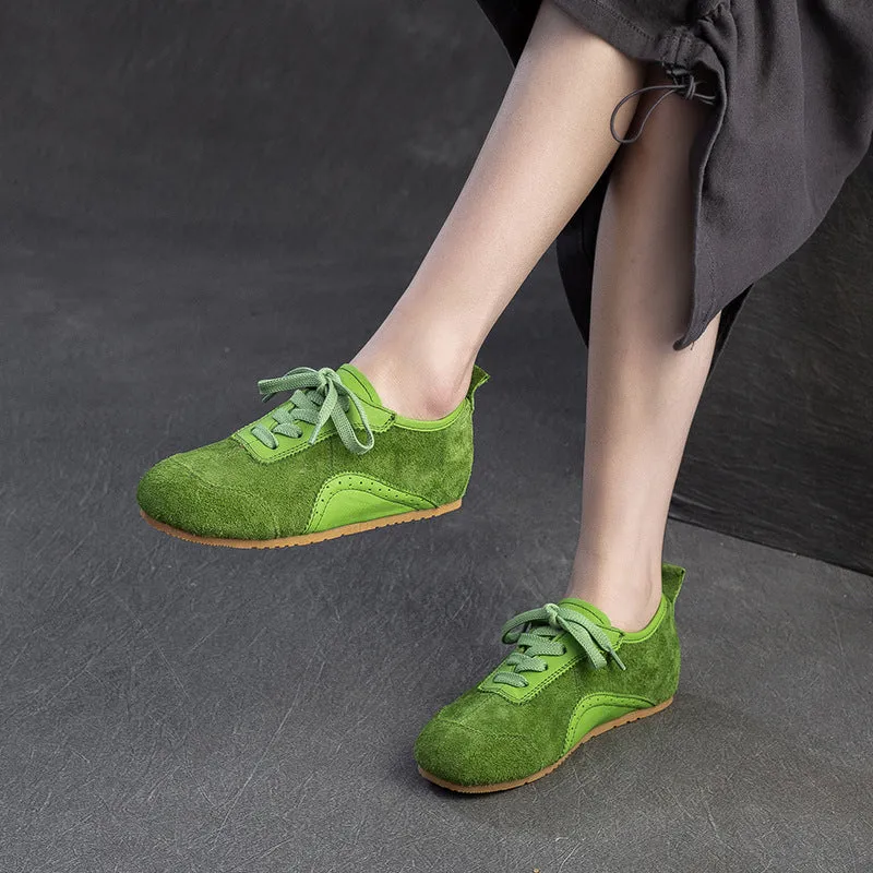 British Style Casual Shoes Versatile Comfortable Women' Sneakers Zero Heel Drop Casual Shoes