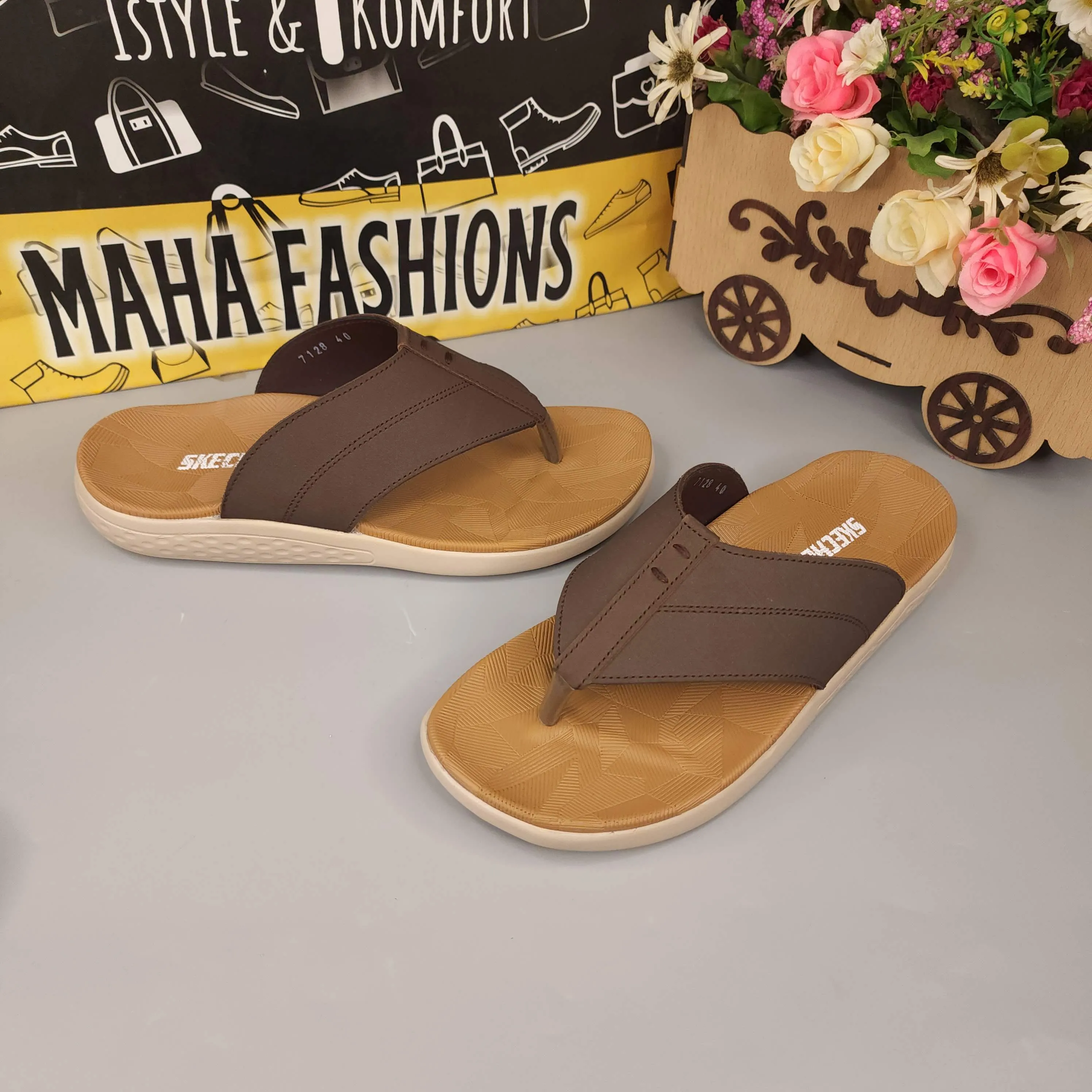 Brown Men Slippers Hmart Slippers