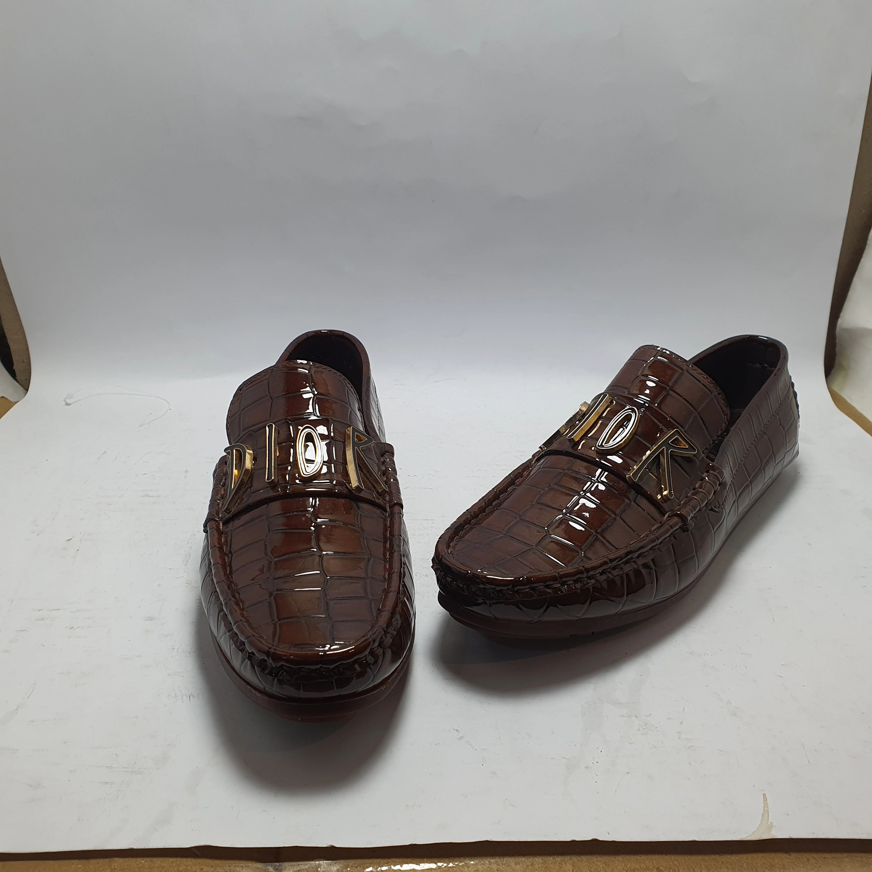 Most Comfortable Penny Loafers Brown Patent Casual Loafer for men