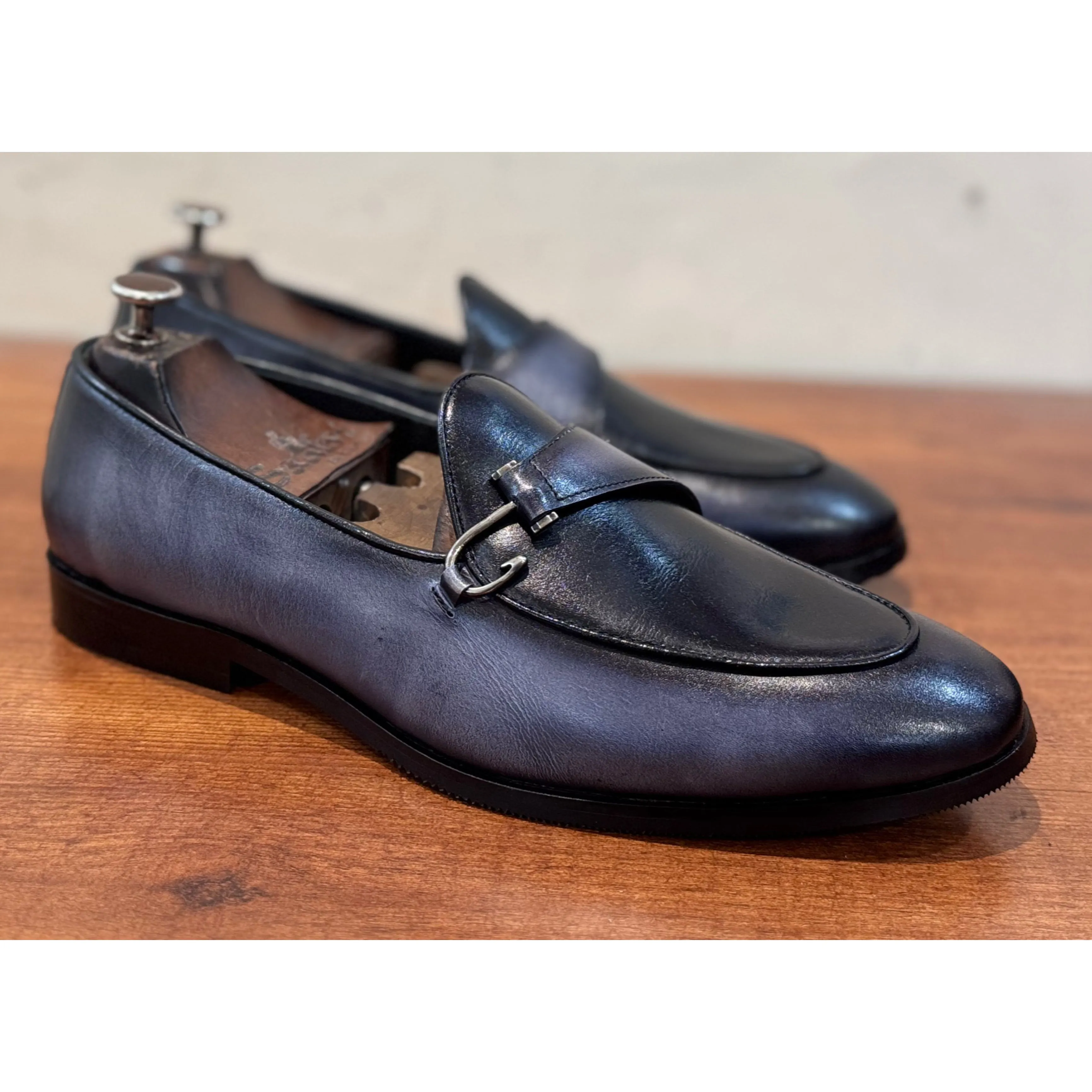 Ralph Loafers Belgian Loafers Grey