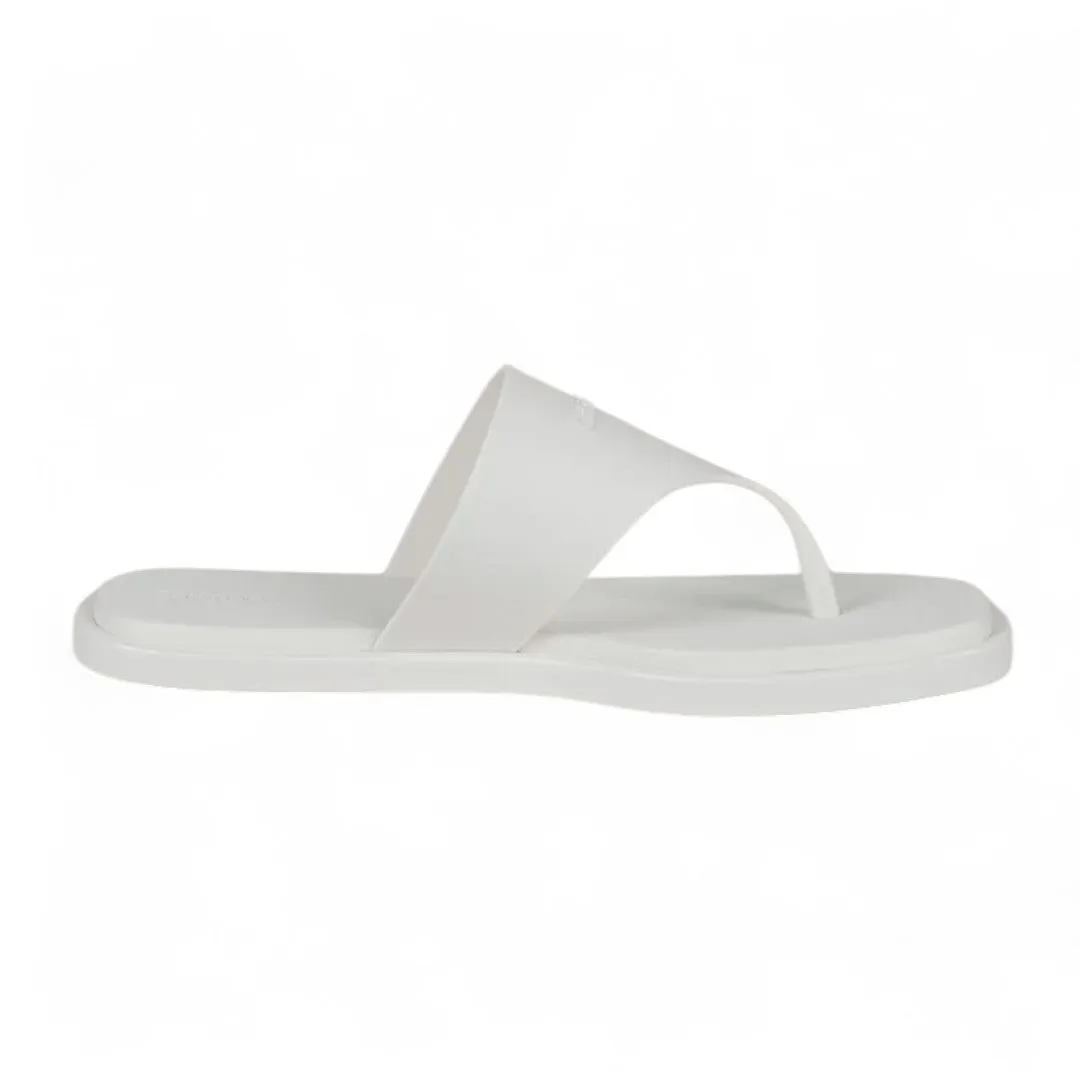 Calvin Klein Toe Post Beach Slippers Women - OFFWHT Slippers House