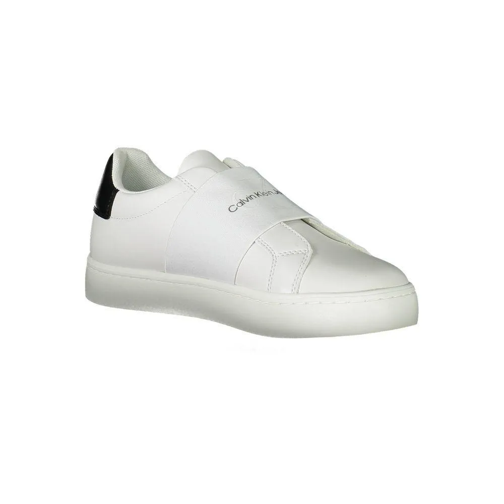 Best Sneakers For Style Calvin Klein White Polyester Sneaker