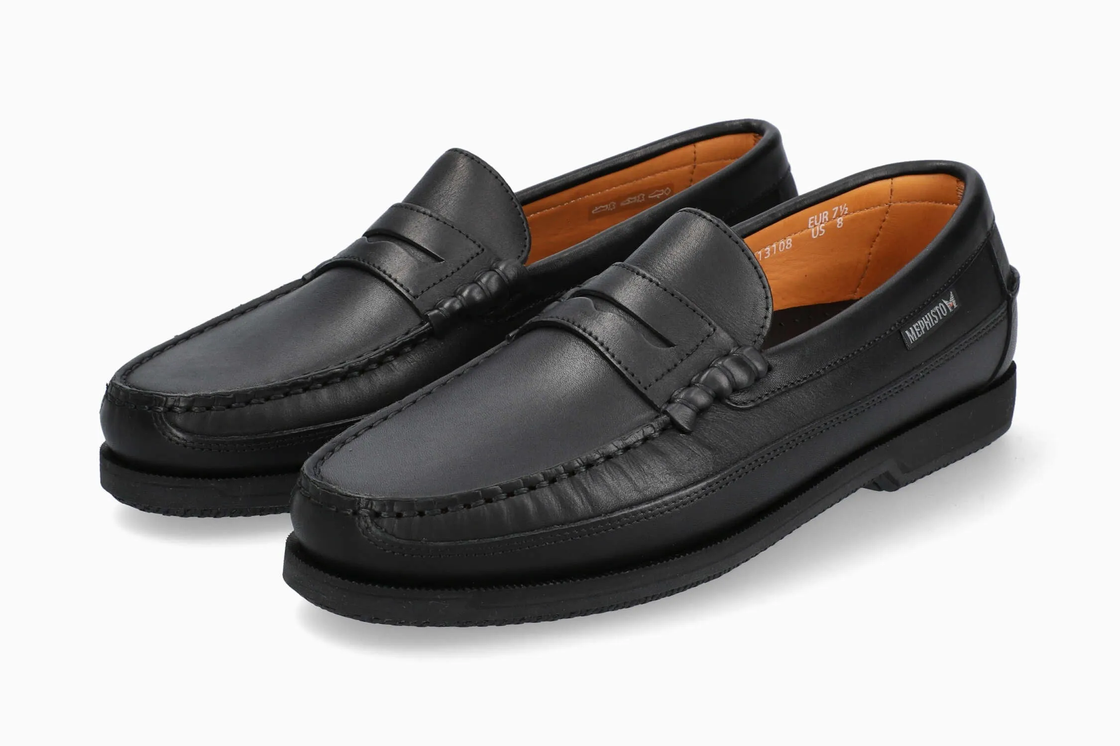 Cap Vert - Black Suede Leather Loafers
