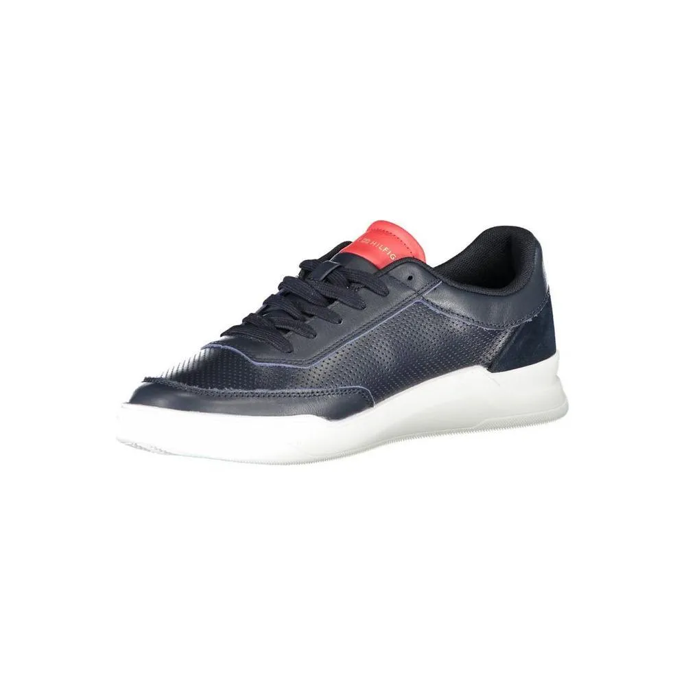 Sneakers With Animal Print Tommy Hilfiger Blue Polyester Sneaker