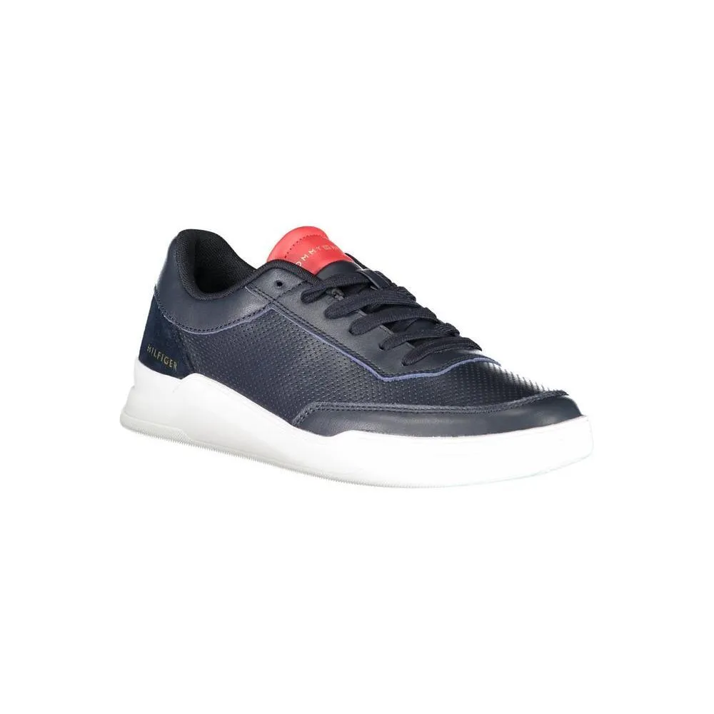 Tommy Hilfiger Blue Polyester Sneaker Best Jeans To Wear With Sneakers