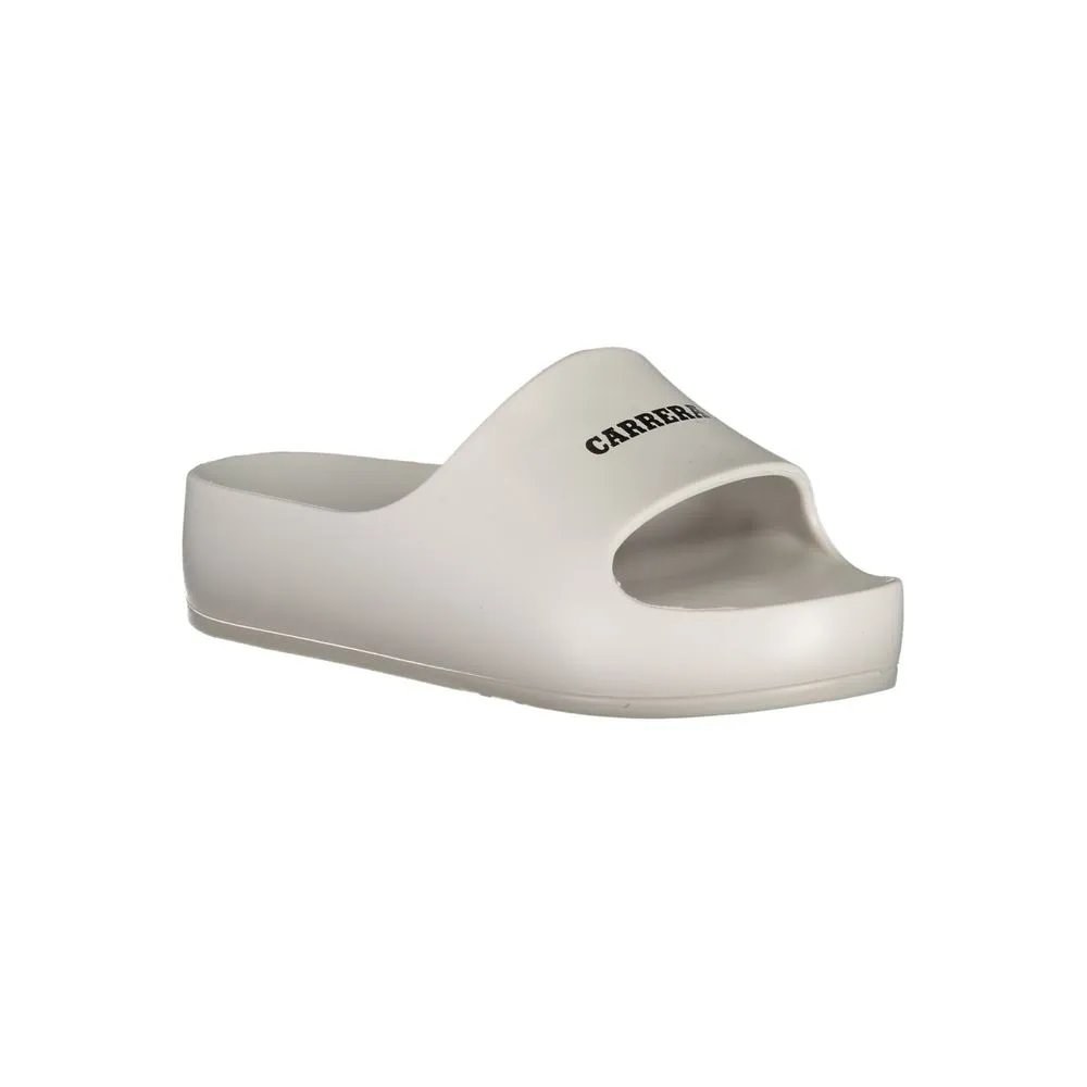 Carrera White Polyethylene Sandal Chucky Slippers