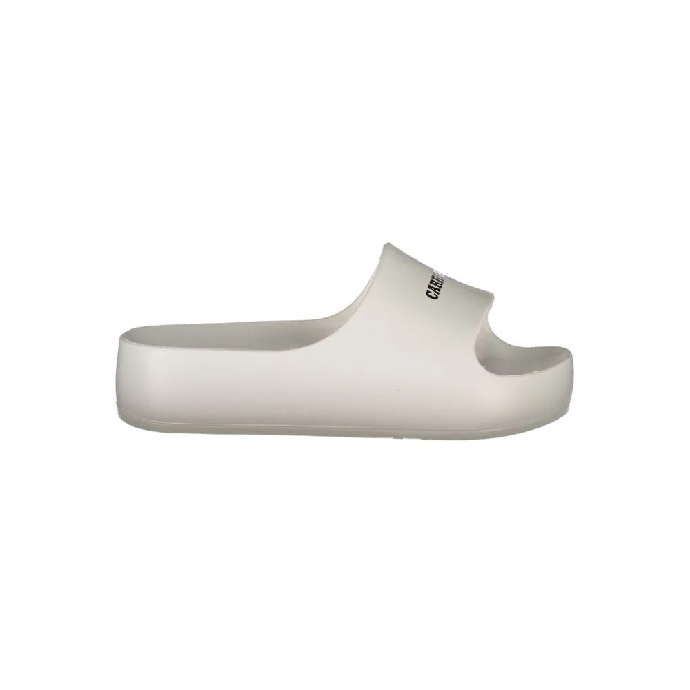 Carrera White Polyethylene Sandal Tabi Slippers