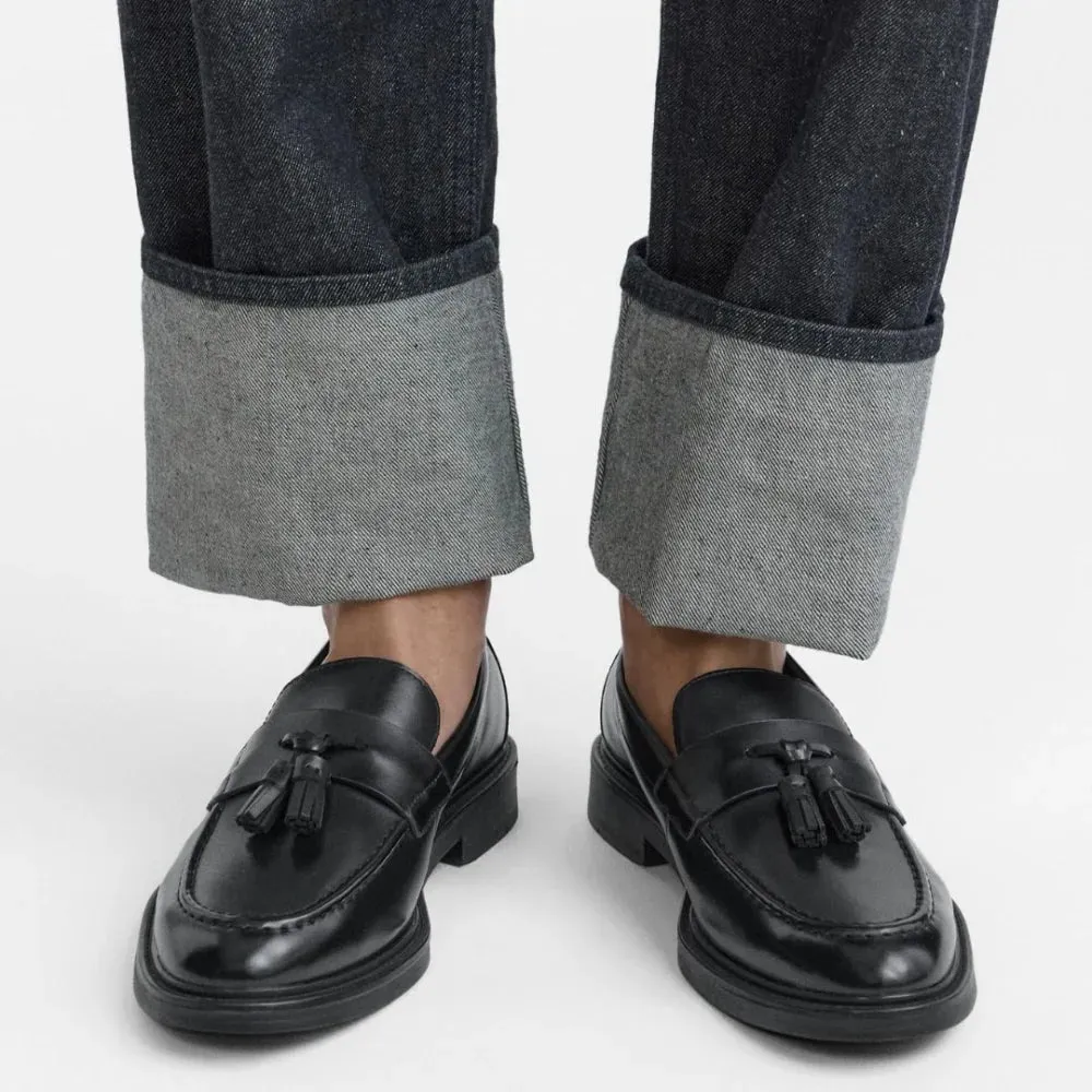 ZARA DRESS TASSEL LOAFERS 2601-420-800-BLK Riali Loafers