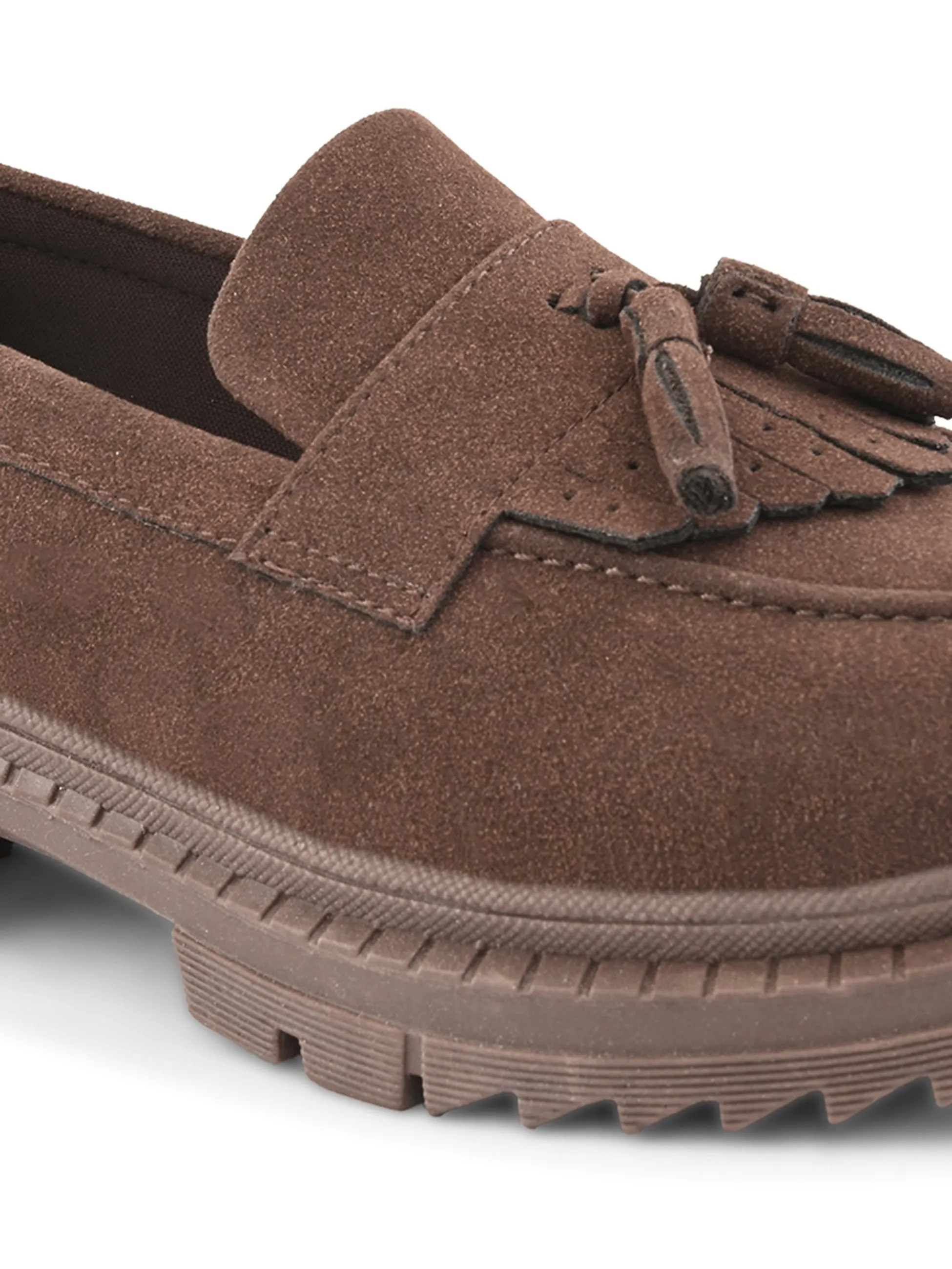 Alden Loafers Chloe Women Brown Chunky Loafers