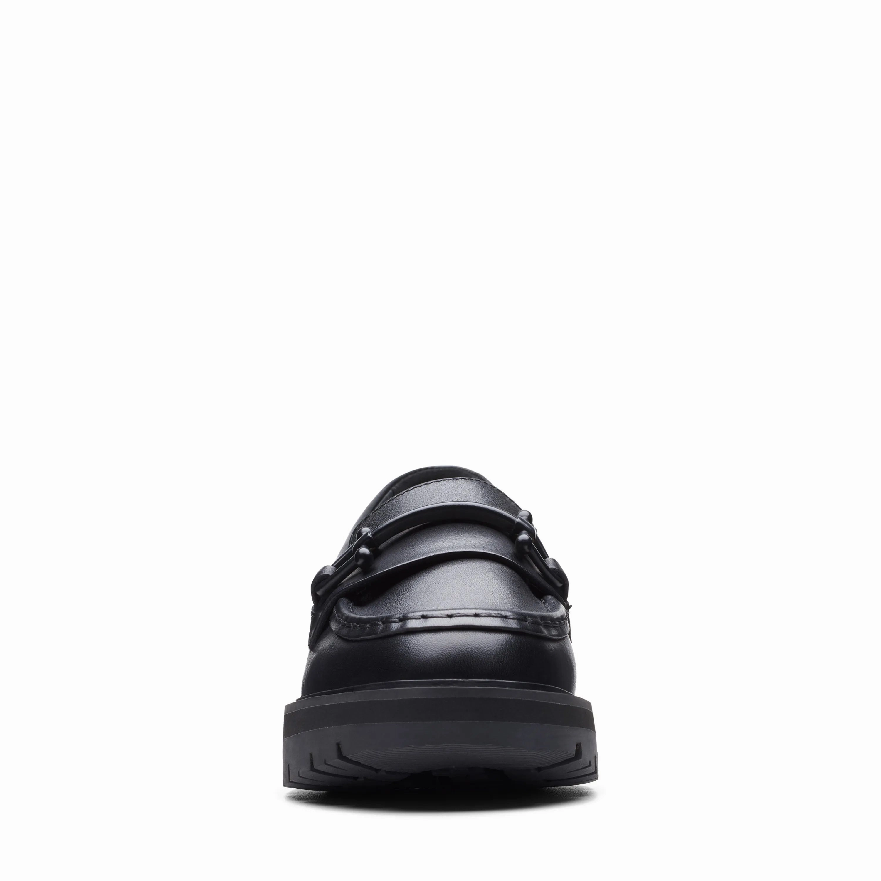 CLARKS | WOMEN LOAFERS | ORIANNA BIT BLACK LEATHER | BLACK Sweatpants Loafers