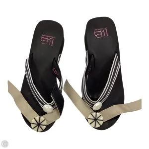 Sandals Flip Flops By Lulu In Black & White, Size: 7 Best Flip Flops For Stinky Feet