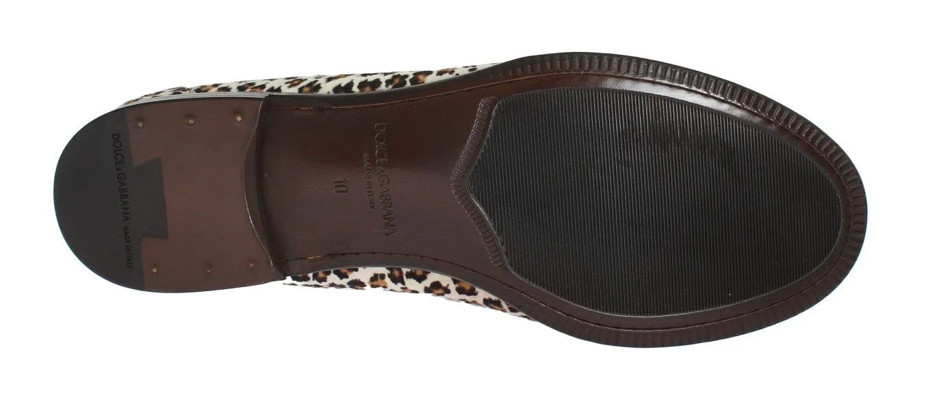 Circus Ny Loafers Brown Leather Pony Loafers Shoes