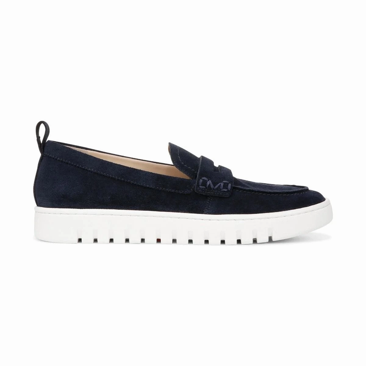 Travel Loafers Vionic Women's Uptown Loafer Navy / White Suede Shoes