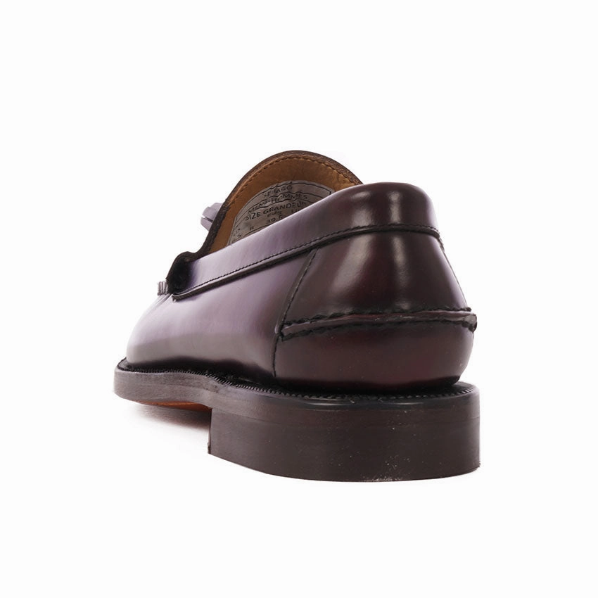Classic Will Men's Shoes - Brown Burgundy Frame Loafers