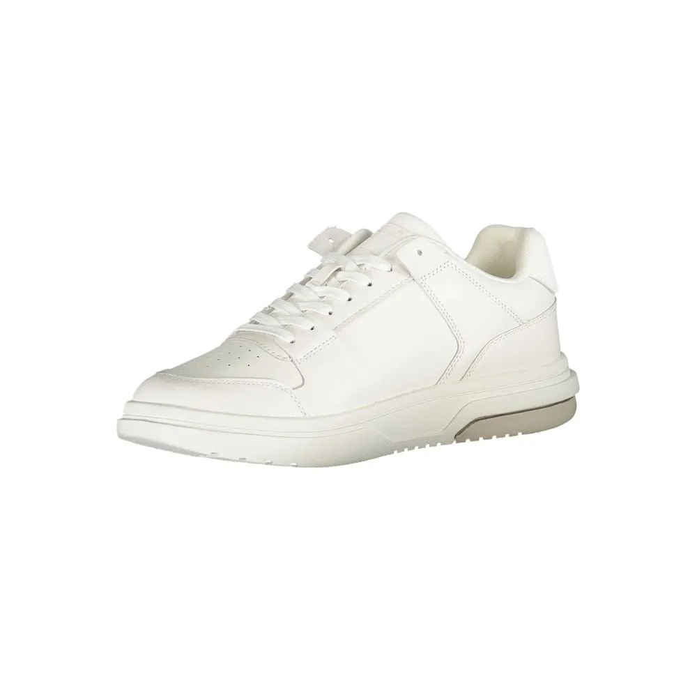 Outdoor Basketball Sneakers Tommy Hilfiger White Polyester Sneaker