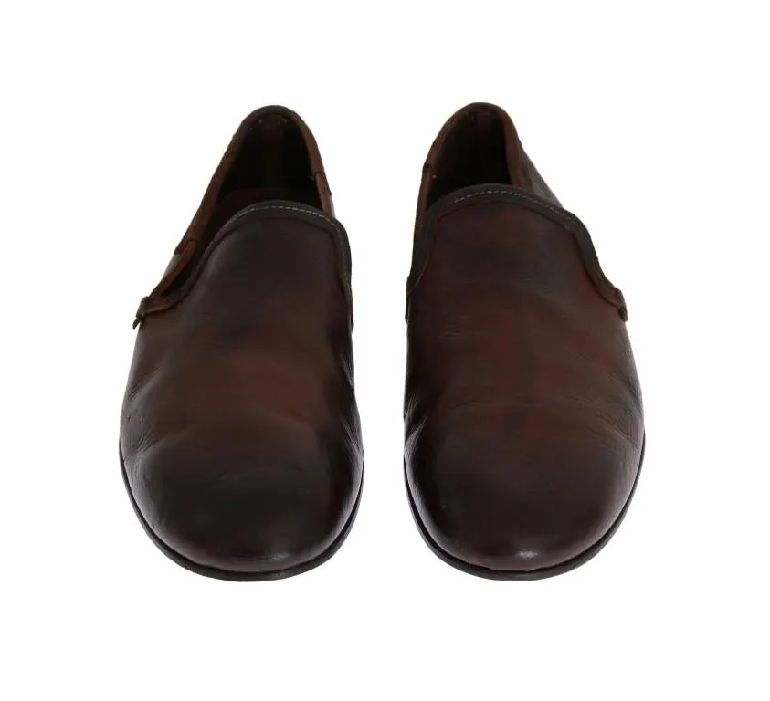 Brown Leather Bang Boom Loafers Stacy Adams Loafers