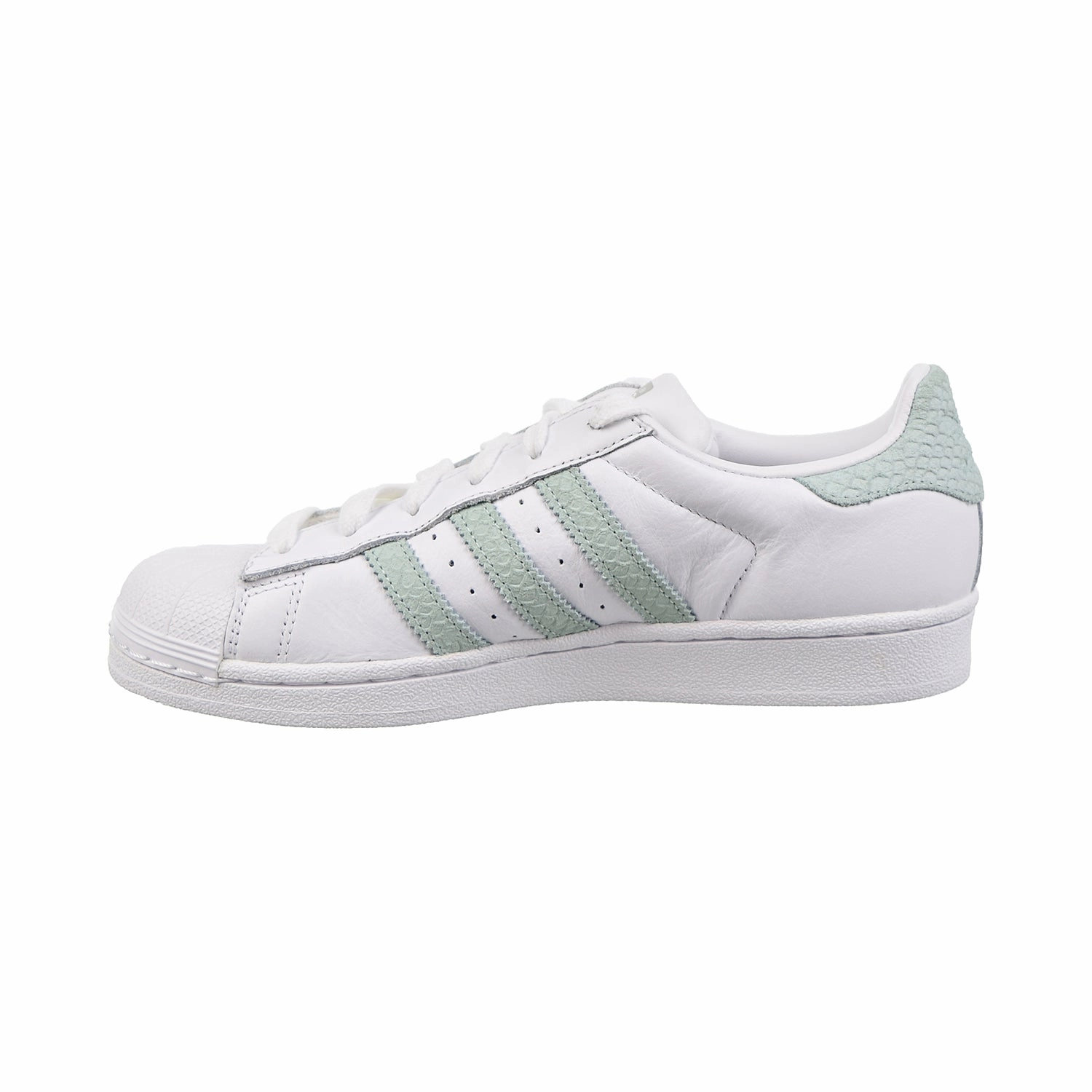 Adidas Animal Print Shoes Adidas Superstar Womens Shoes Footwear White/Ash Green/Silver Metallic