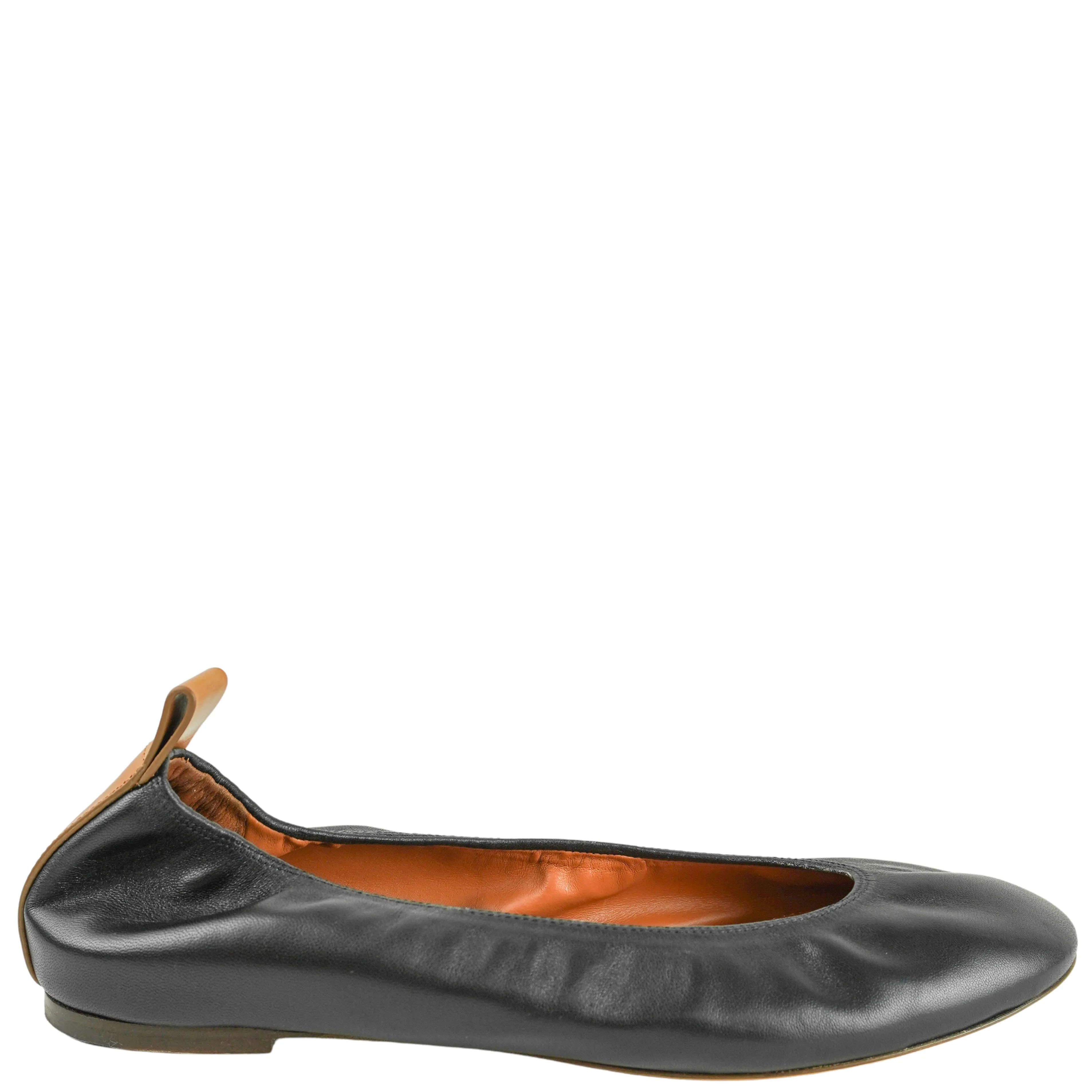 Inserts For Flat Shoes Lanvin Ballet Flats in Black