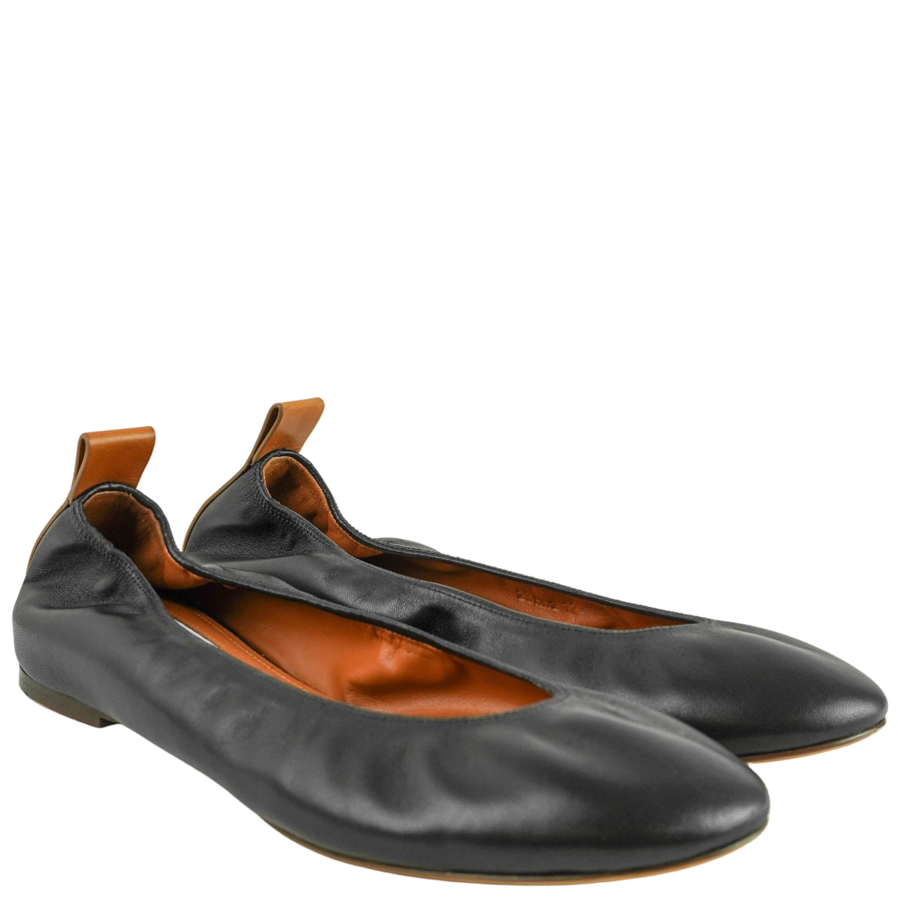 Lanvin Ballet Flats in Black Portable Ballet Flat Shoes