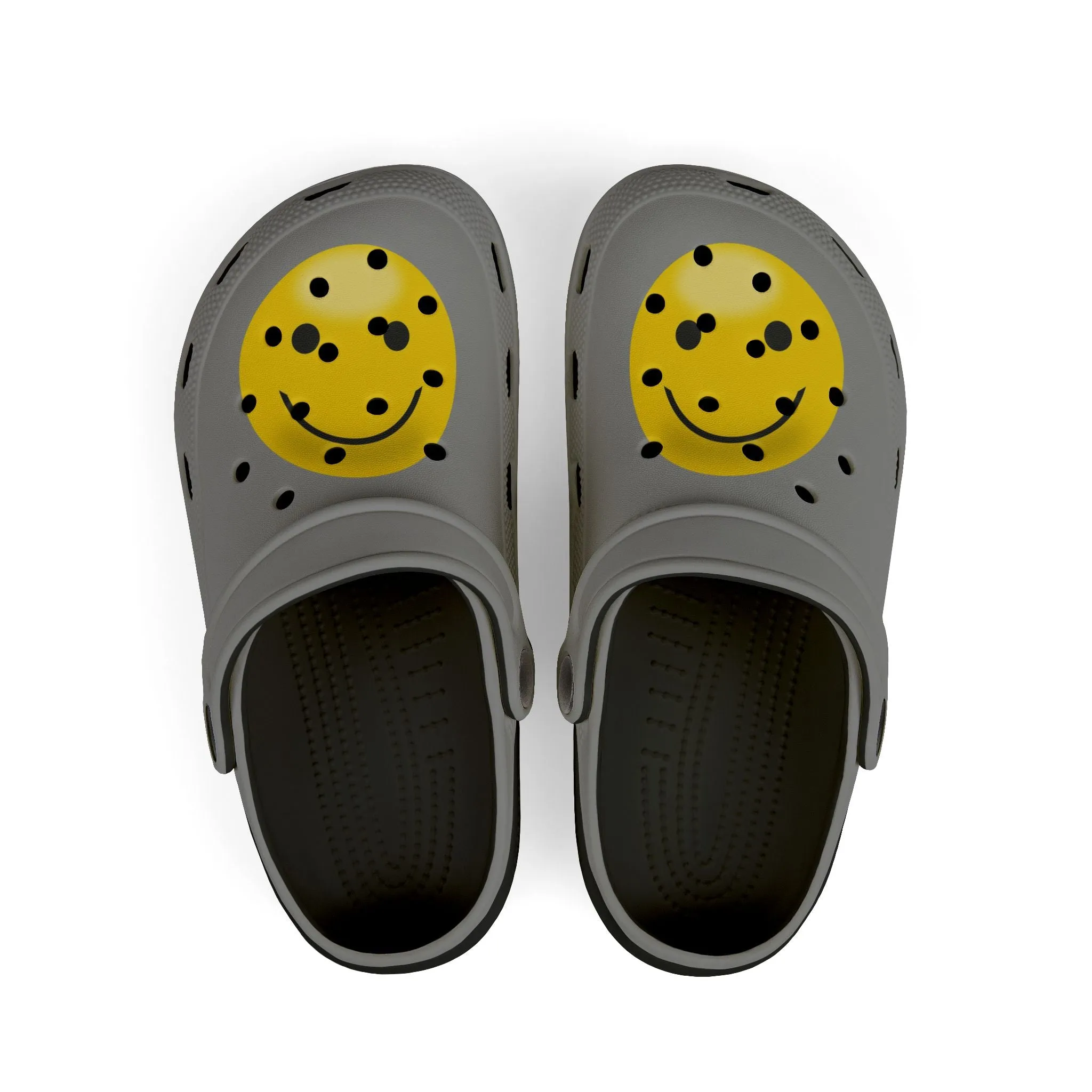 Smiley Face Clogs, Kid's EVA Foam Shoes, Comfortable Summer Footwear, Fun Playtime Shoes, Gift for Kids, Cute Garden Clogs Ben Sherman Casual Shoes