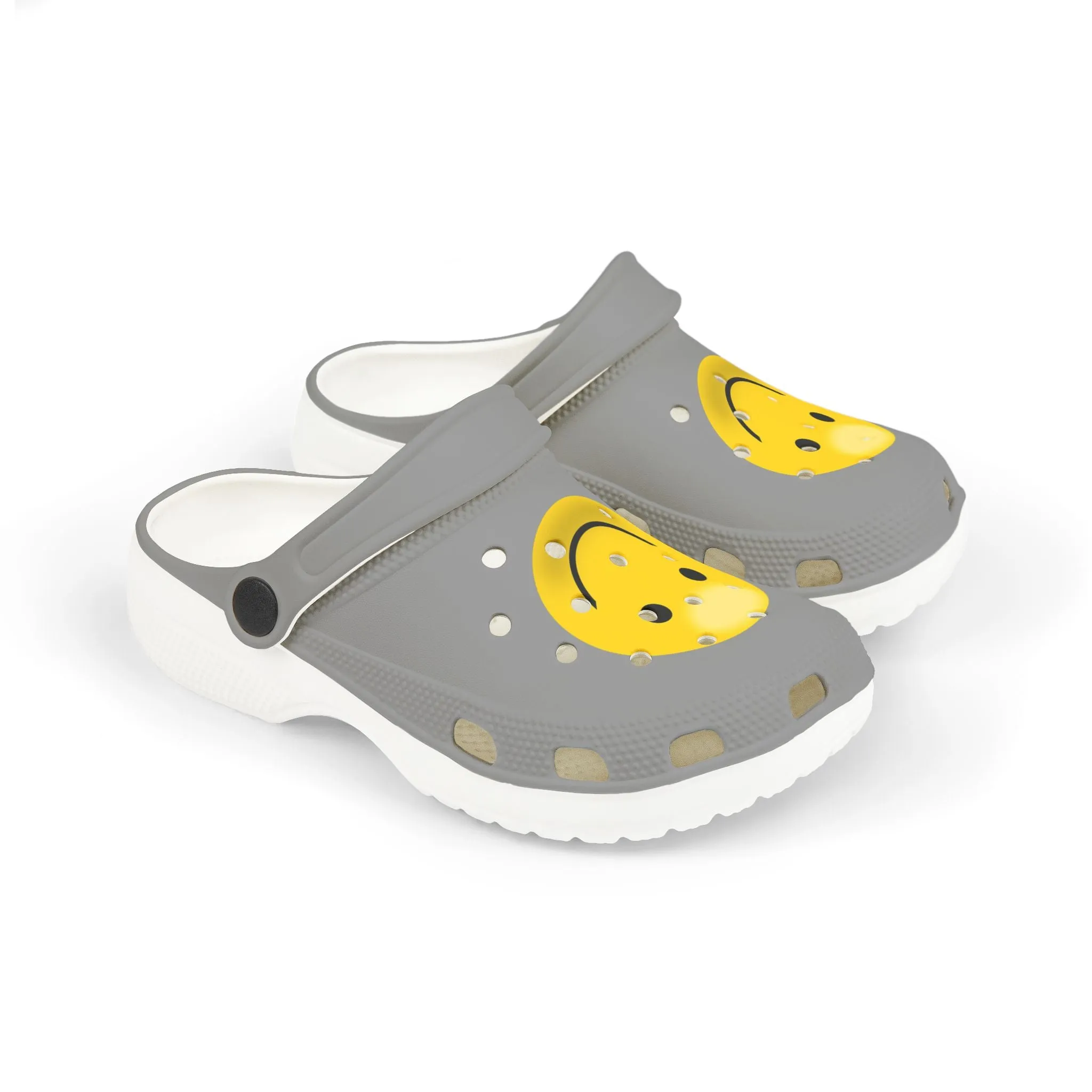Casual Shoes Brand Names Smiley Face Clogs, Kid's EVA Foam Shoes, Comfortable Summer Footwear, Fun Playtime Shoes, Gift for Kids, Cute Garden Clogs