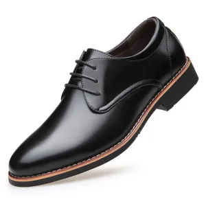 New Black Brown Fashion Men Casual Formal Business Men Leather Shoes Shoe Show Casual Shoes