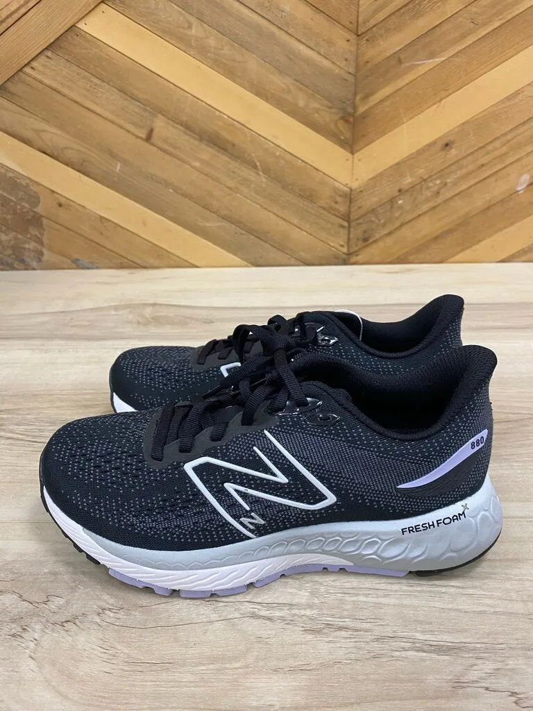 Retro Running Shoes New Balance - Women's Fresh Foam X 880v12 Running Shoes - MSRP $180: Black / Blue-women-W6.5