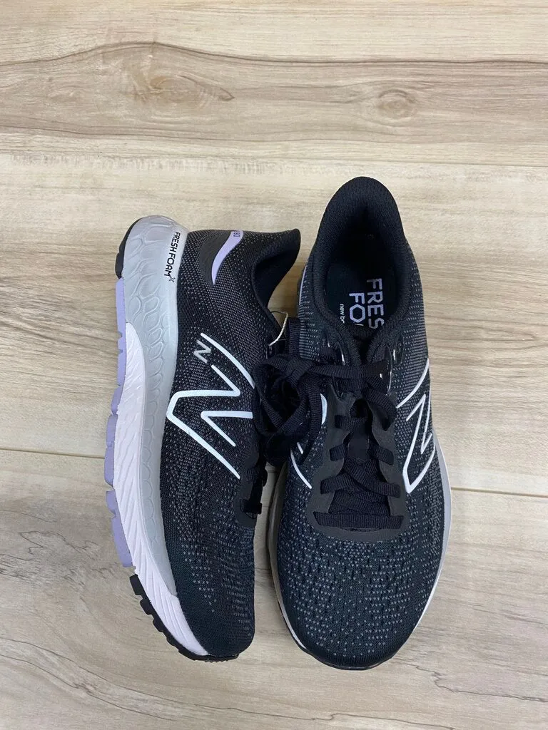Under Pronation Running Shoes New Balance - Women's Fresh Foam X 880v12 Running Shoes - MSRP $180: Black / Blue-women-W6.5