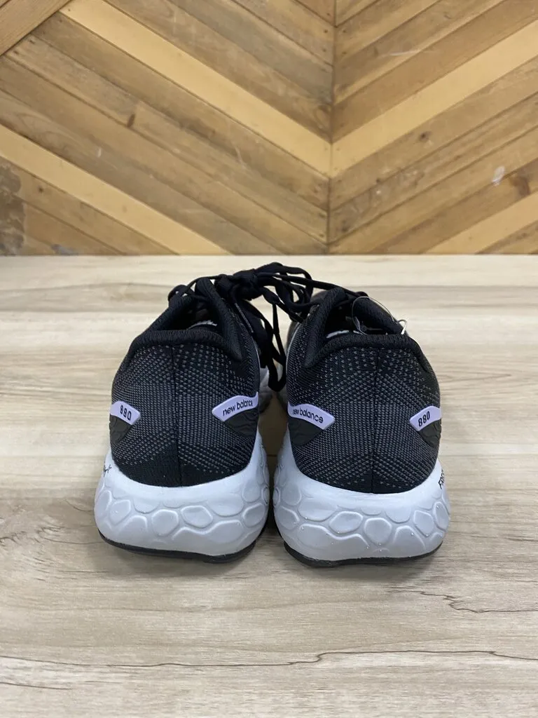 New Balance - Women's Fresh Foam X 880v12 Running Shoes - MSRP $180: Black / Blue-women-W6.5 Running Shoes For Flat Footed