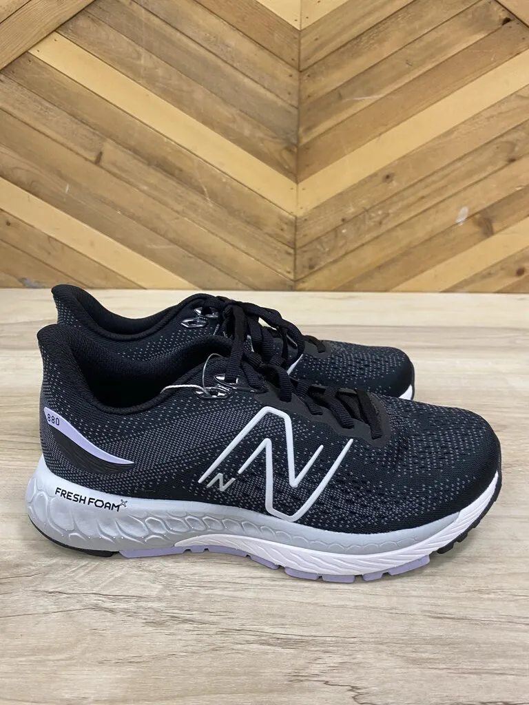 Lite Racer Running Shoe New Balance - Women's Fresh Foam X 880v12 Running Shoes - MSRP $180: Black / Blue-women-W6.5