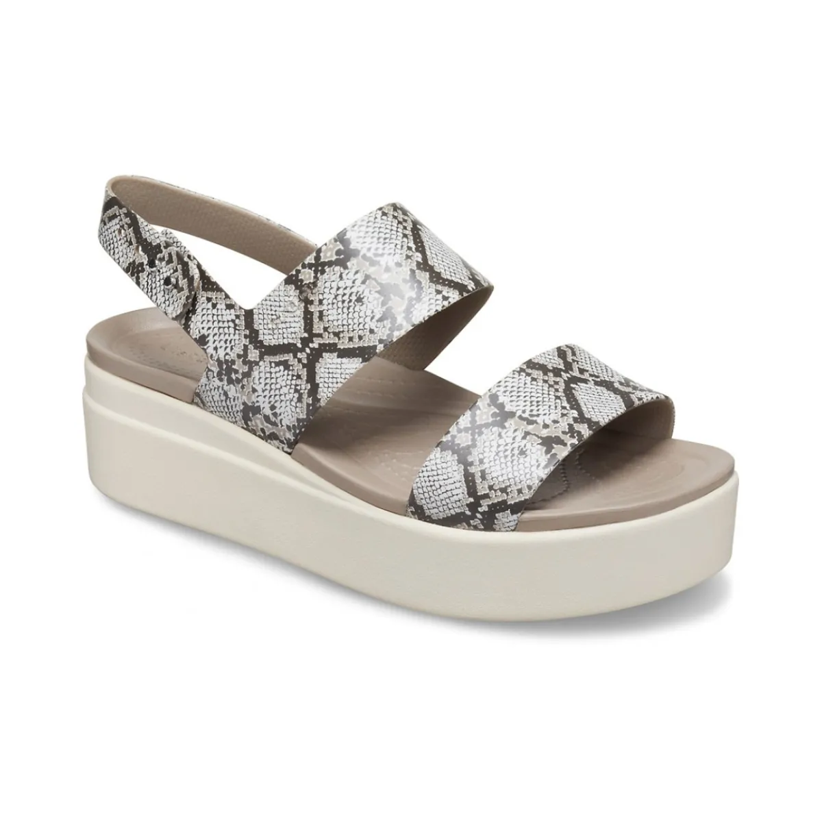 Zermatt Slippers Crocs Brooklyn Low Wedge Women Sandals - Multi