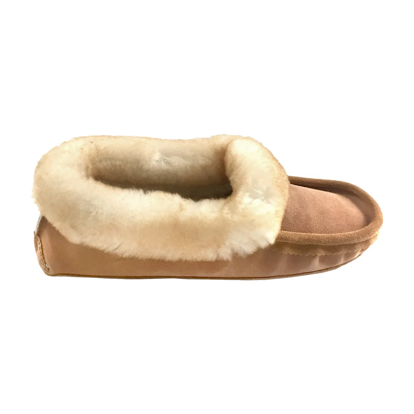 Men's Genuine Sheepskin Slippers Moon Slippers