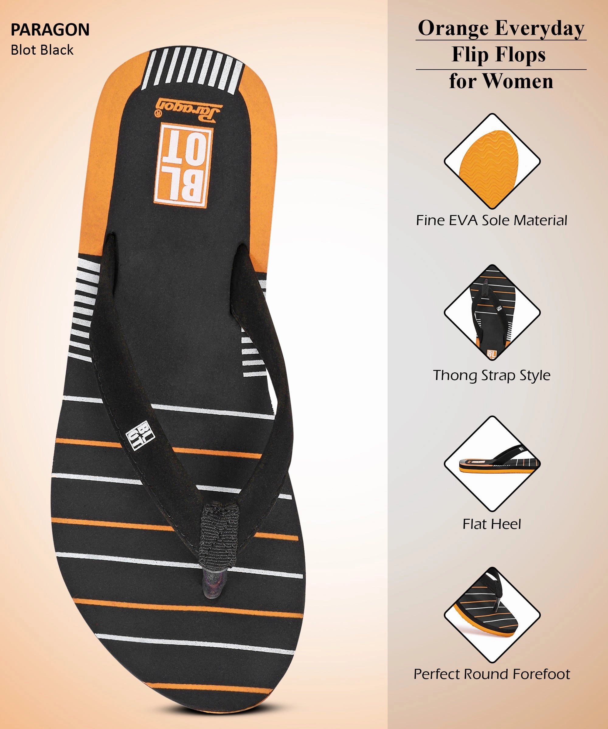 Paragon Blot K3308L Women Slippers | Lightweight Flipflops for Indoor & Outdoor | Casual & Comfortable | For Everyday Use Sperry Flip Flops Clearance