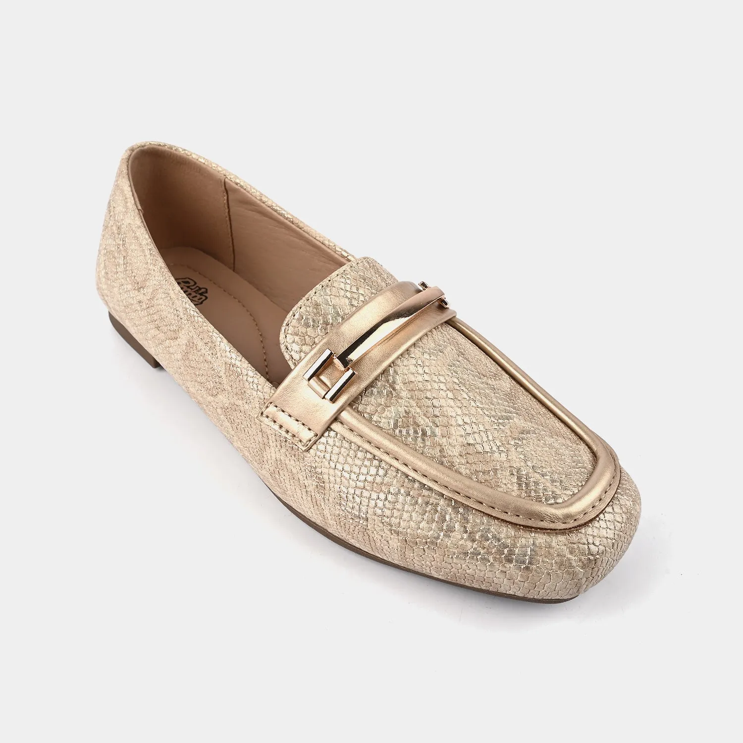 Girls Loafer OS-04-Golden Loafers Deals