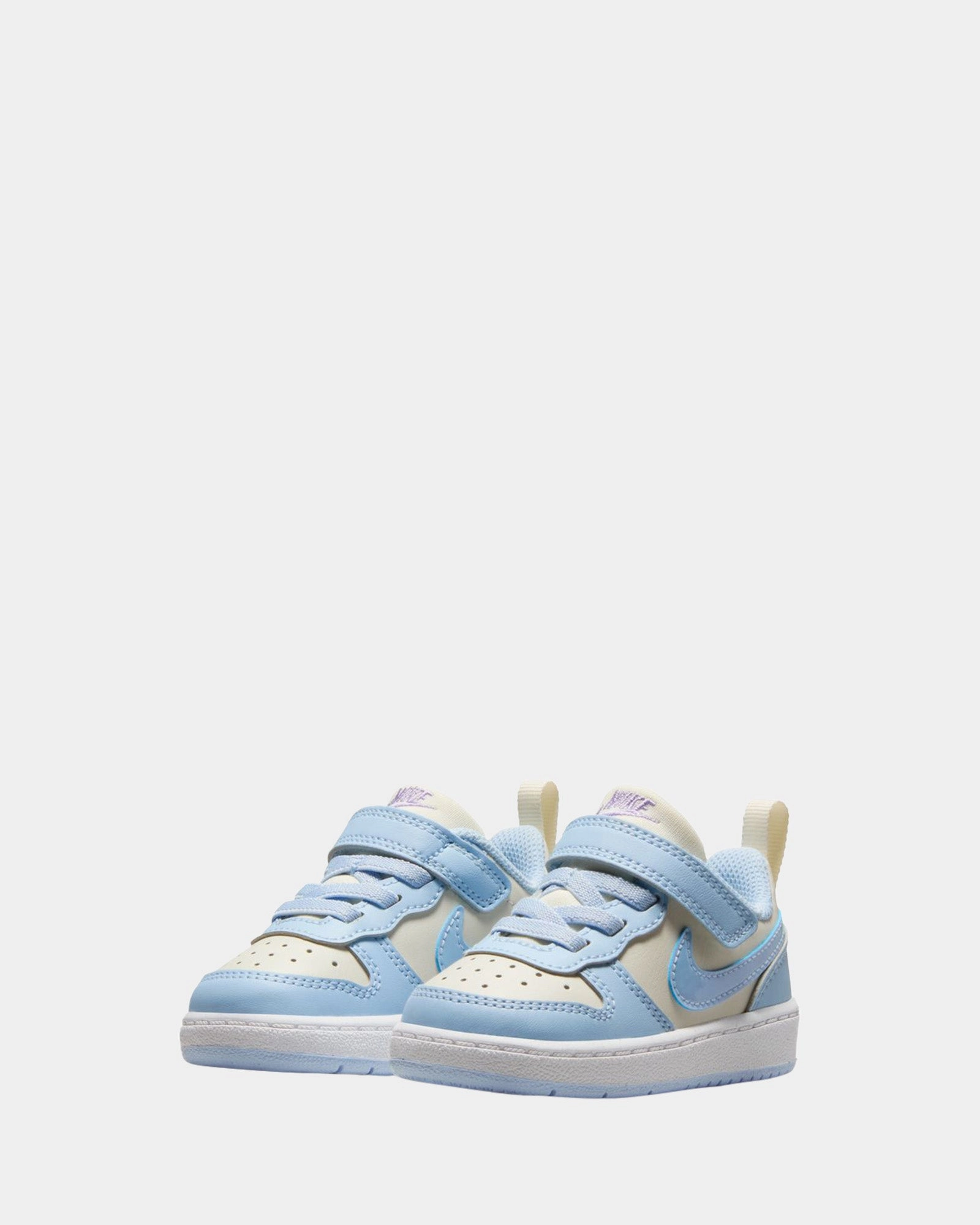 Court Borough Low Rc Btv Inf G Soft Pearl/Celestine Blue Canvas Slip On Sneakers