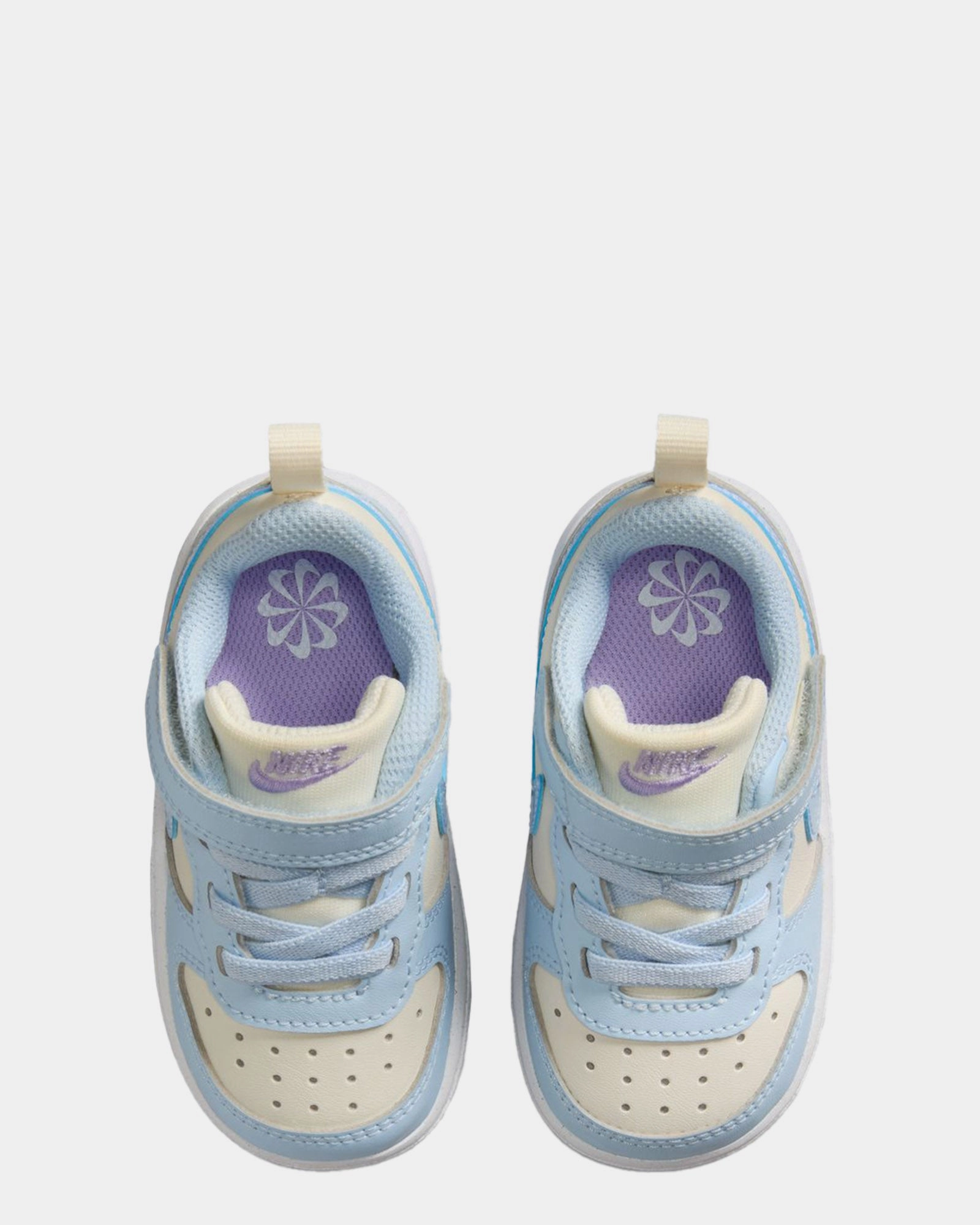 Snap On Sneakers Court Borough Low Rc Btv Inf G Soft Pearl/Celestine Blue