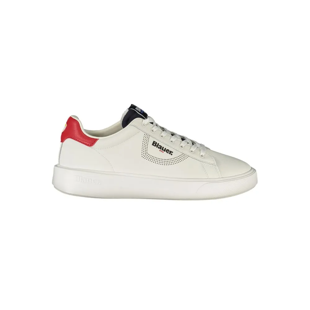 Best Walking Sneakers For Wide Feet Blauer White Leather Men Sneaker