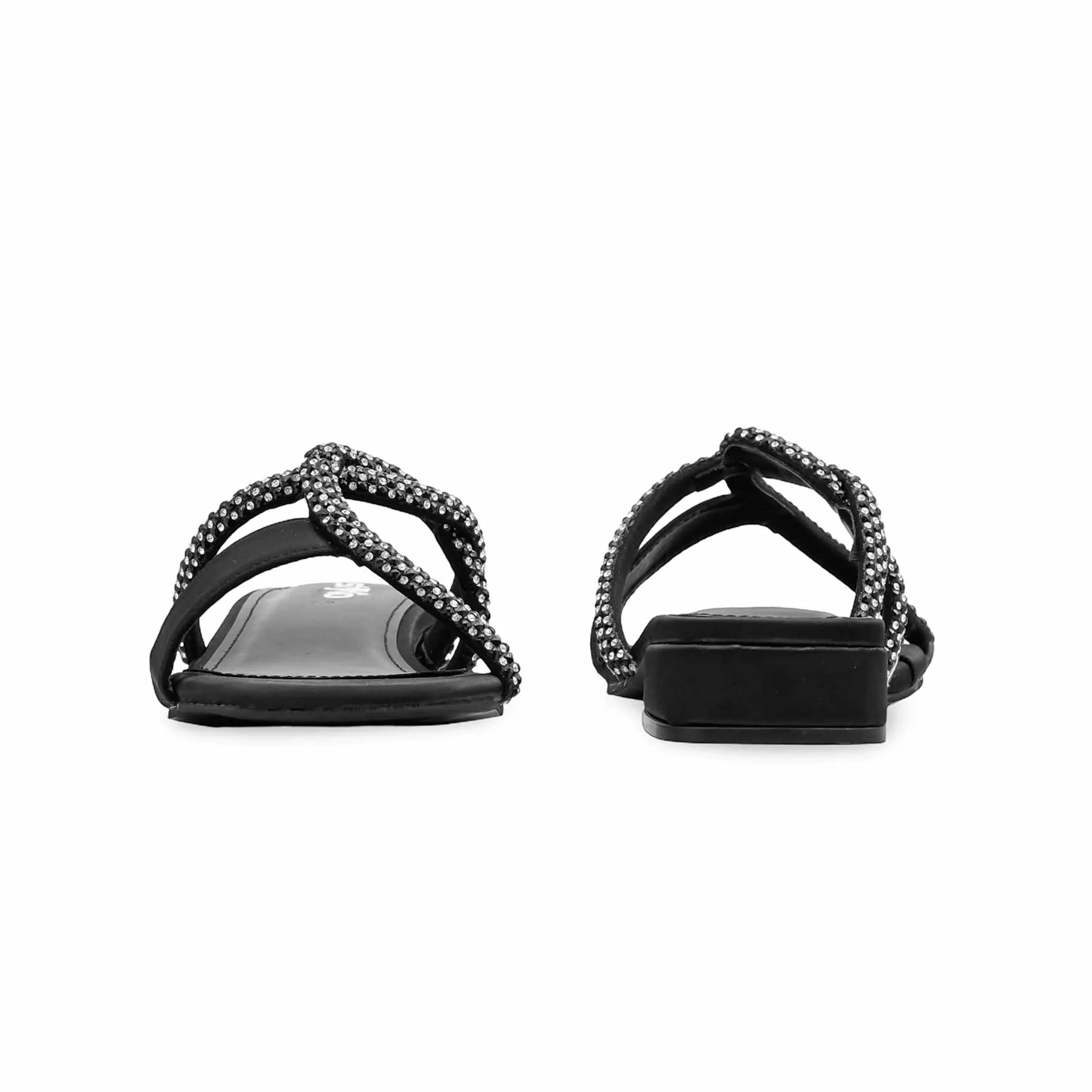 Black Formal Slipper For Women FRS007 Socks Slippers