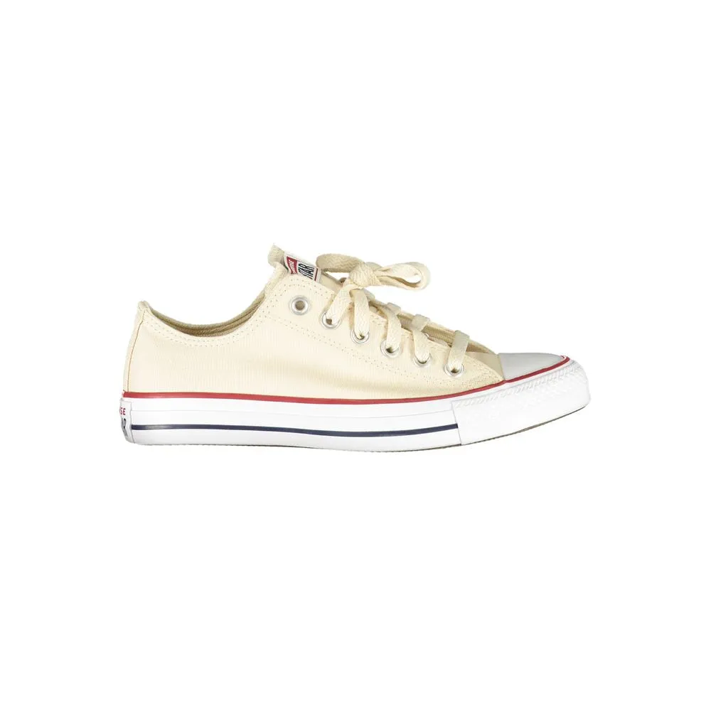 Converse Beige Polyester Men Sneaker Casual Low Top Shoes